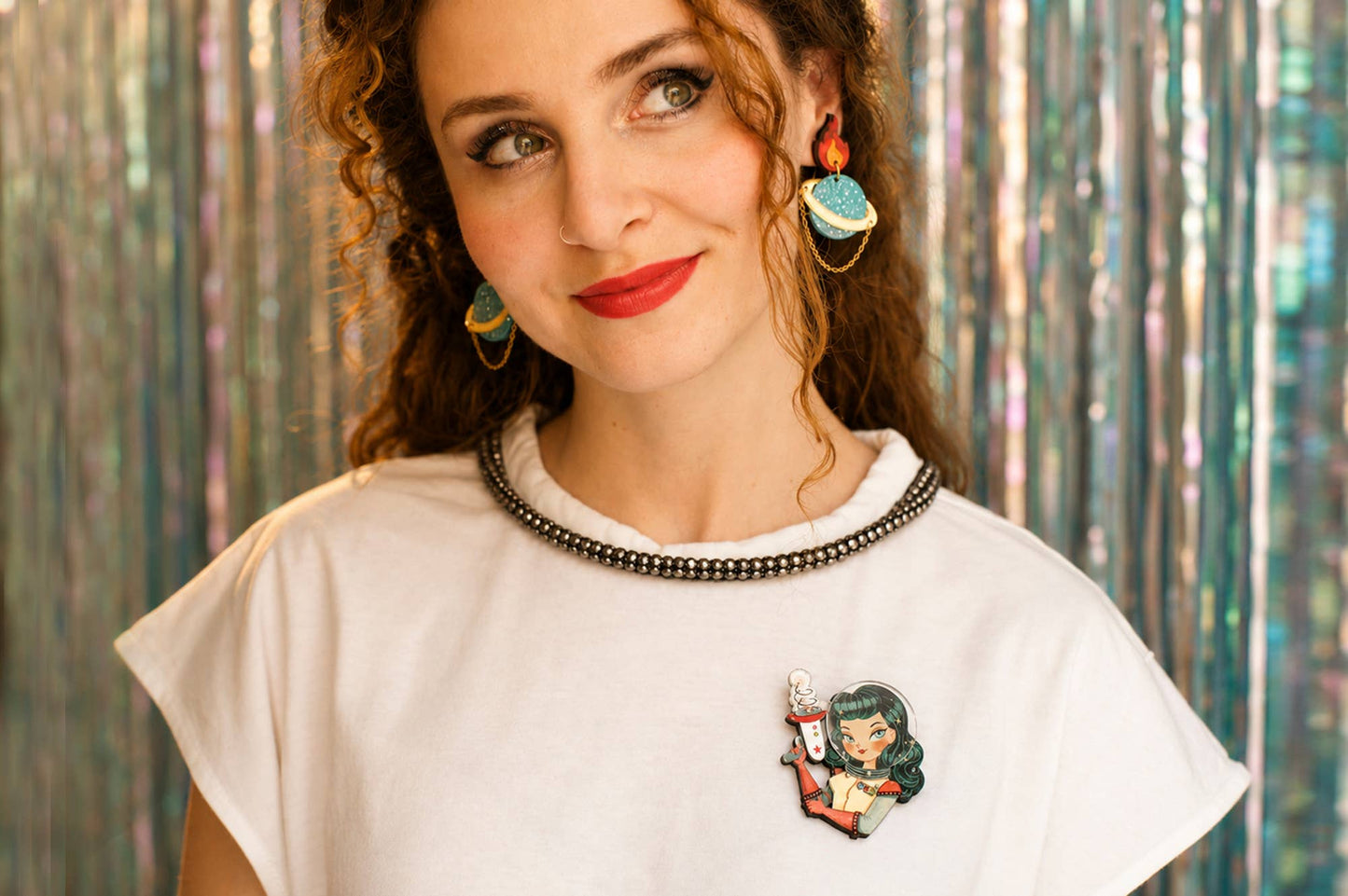 Atomic Astronaut Brooch
