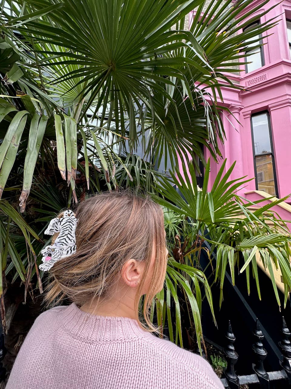 Hand-painted Tiger Animal Claw Hair Clip | Eco-Friendly