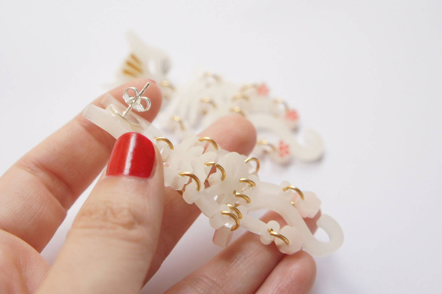 Cat Skeleton Earrings  - RESERVE NOW (stock expected around 16/9)