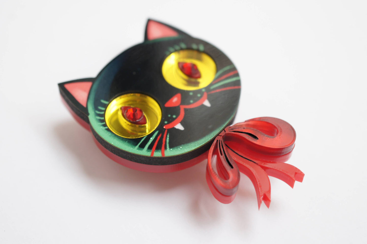 Vampire Kitten Brooch  - RESERVE NOW (stock expected around 16/9)
