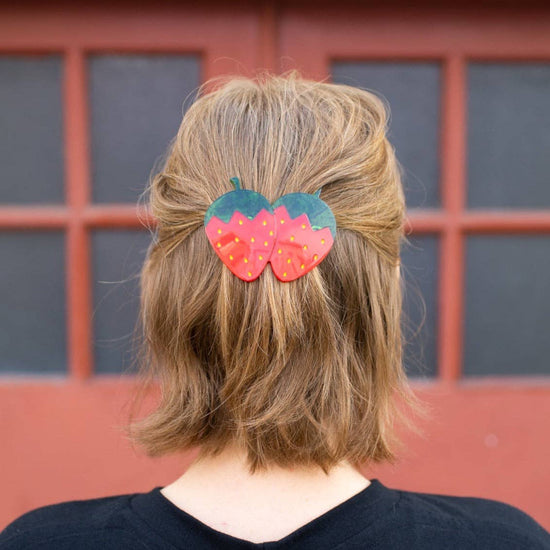 Strawberries French Barrette