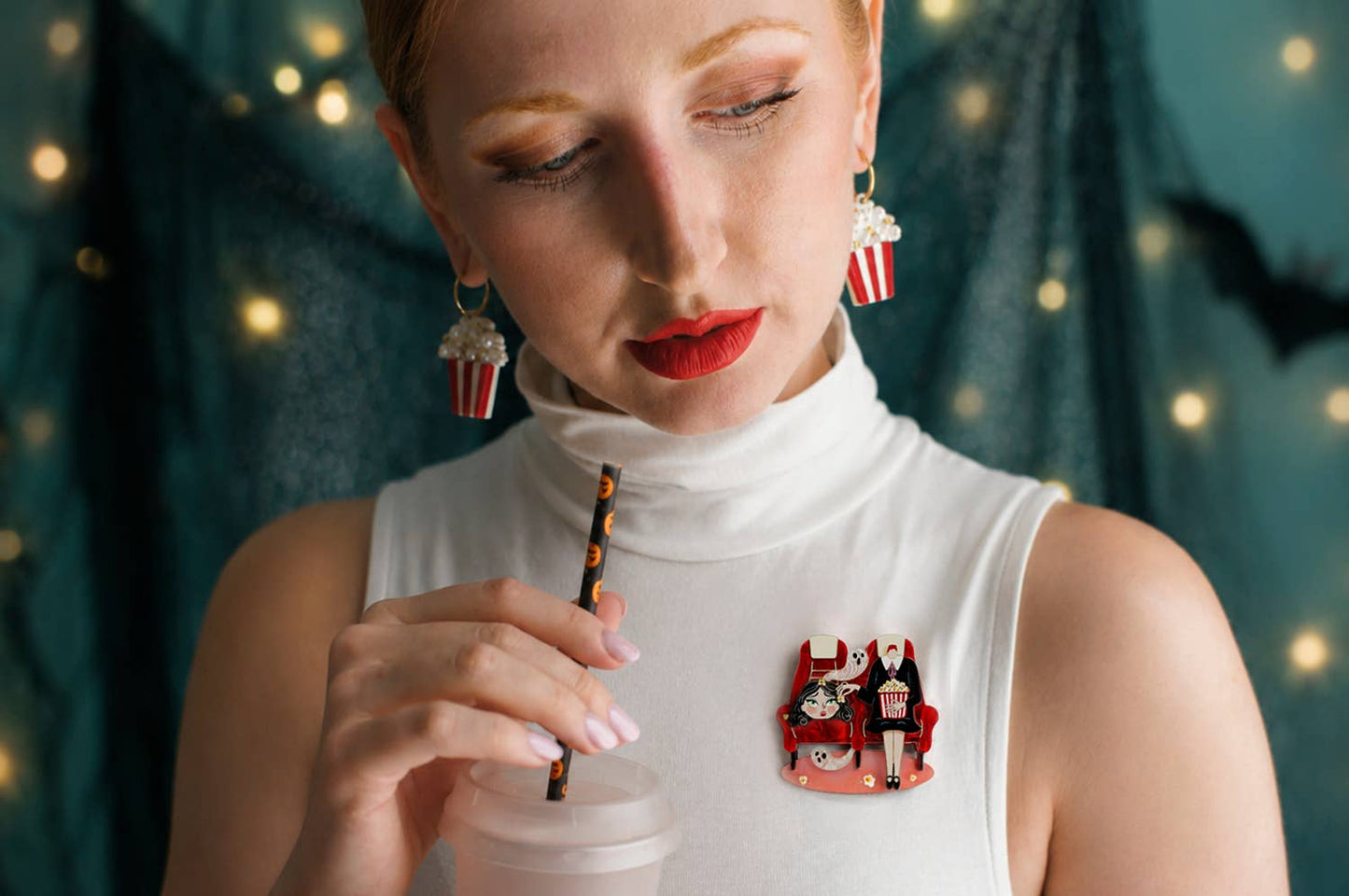 Horror Movie Brooch  - RESERVE NOW (stock expected around 16/9)