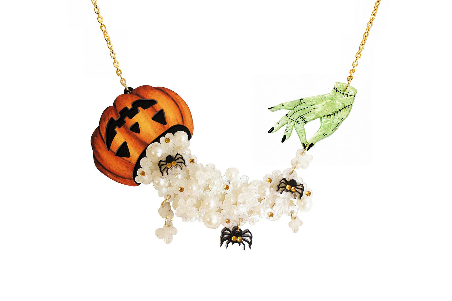 Halloween Popcorn Necklace  - RESERVE NOW (stock expected around 16/9)