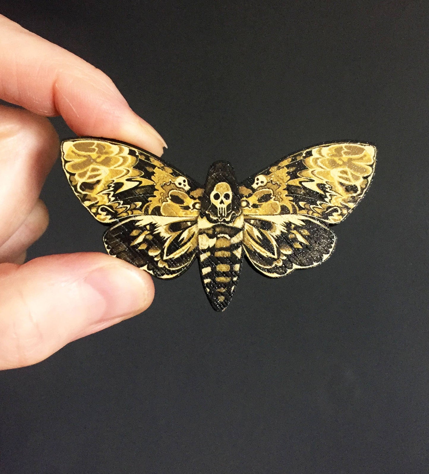 Death's-Head Hawkmoth Brooch