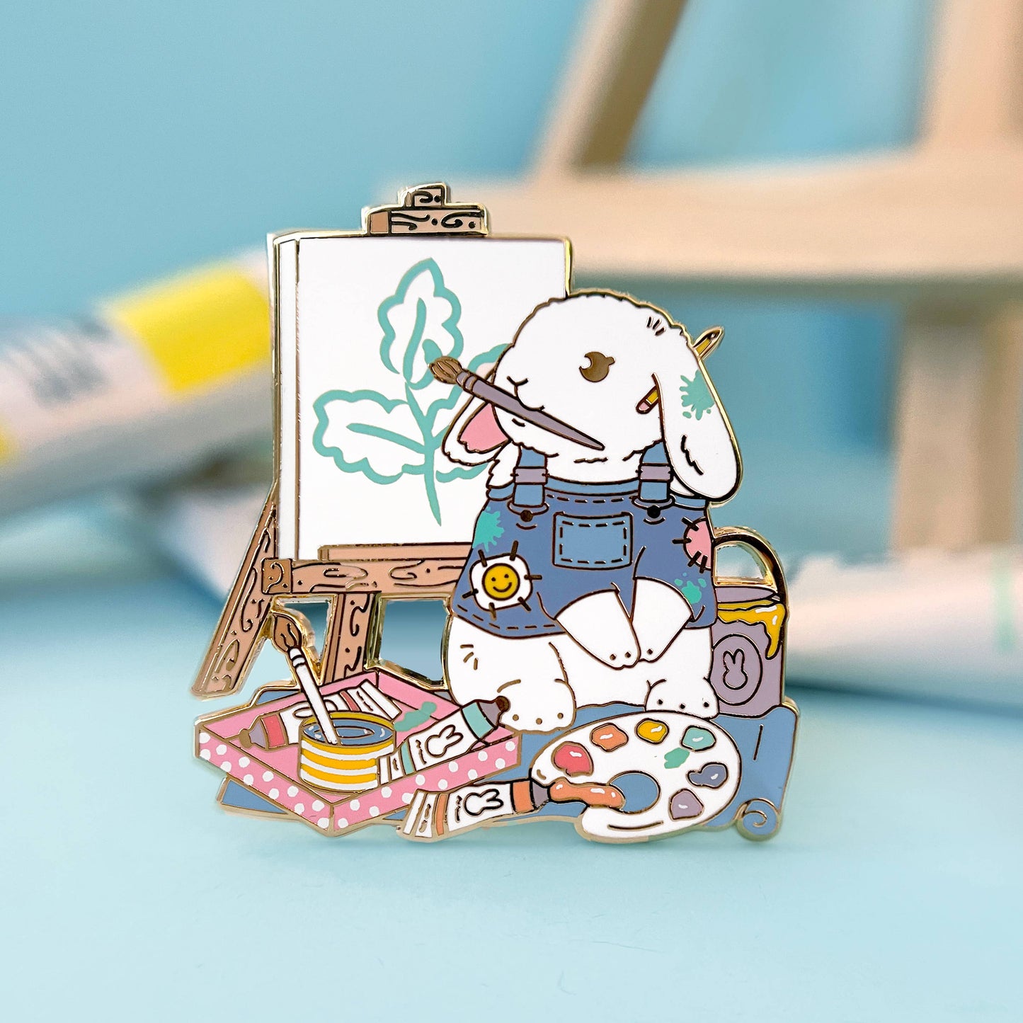 Artist Rabbit Enamel Pin - expected mid August - reserve now!