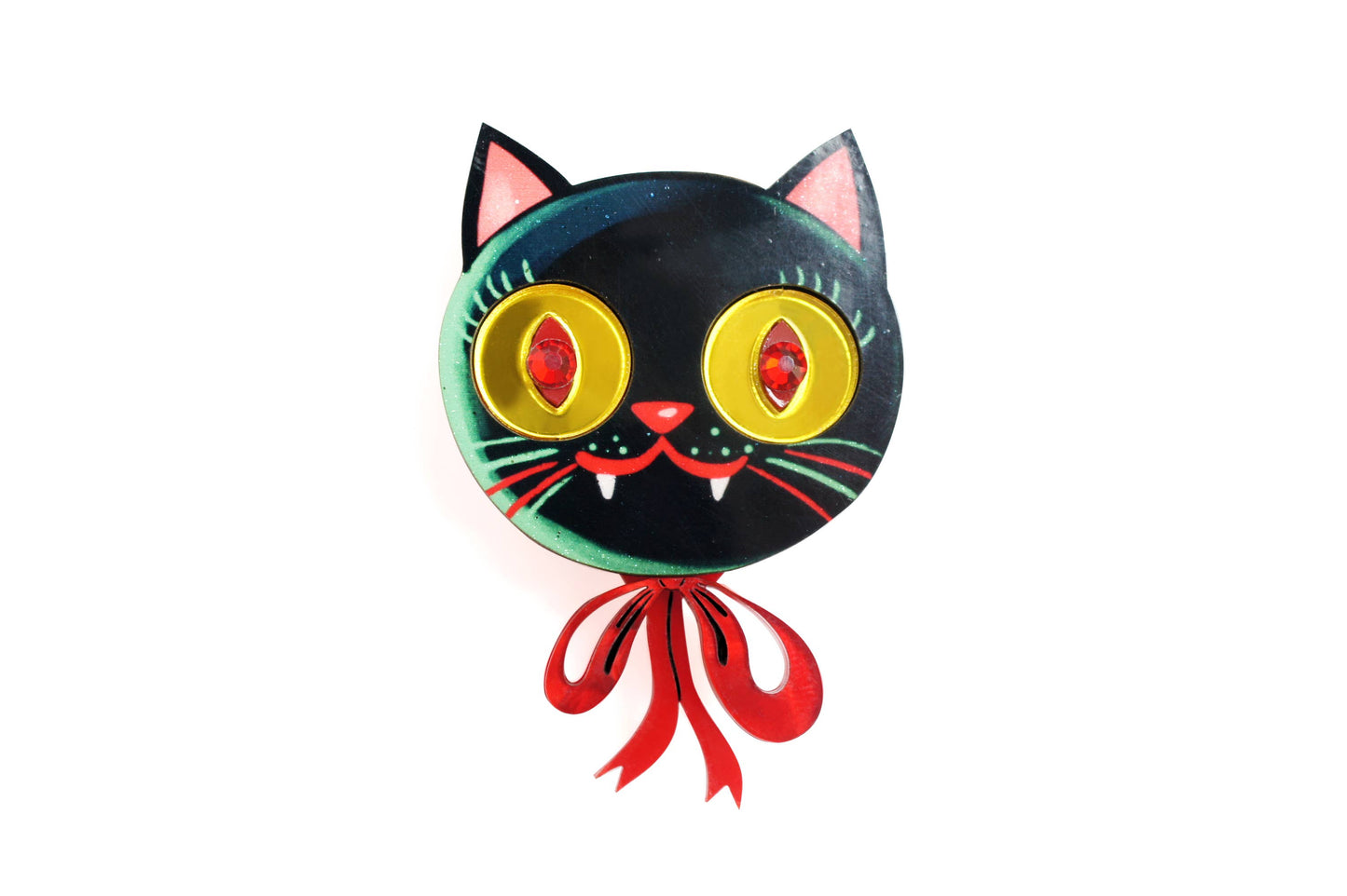 Vampire Kitten Brooch  - RESERVE NOW (stock expected around 16/9)