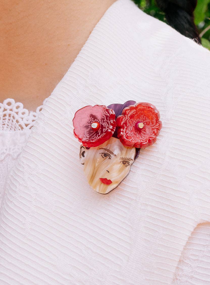 Frida Kahlo Brooch - pre order expected before end July