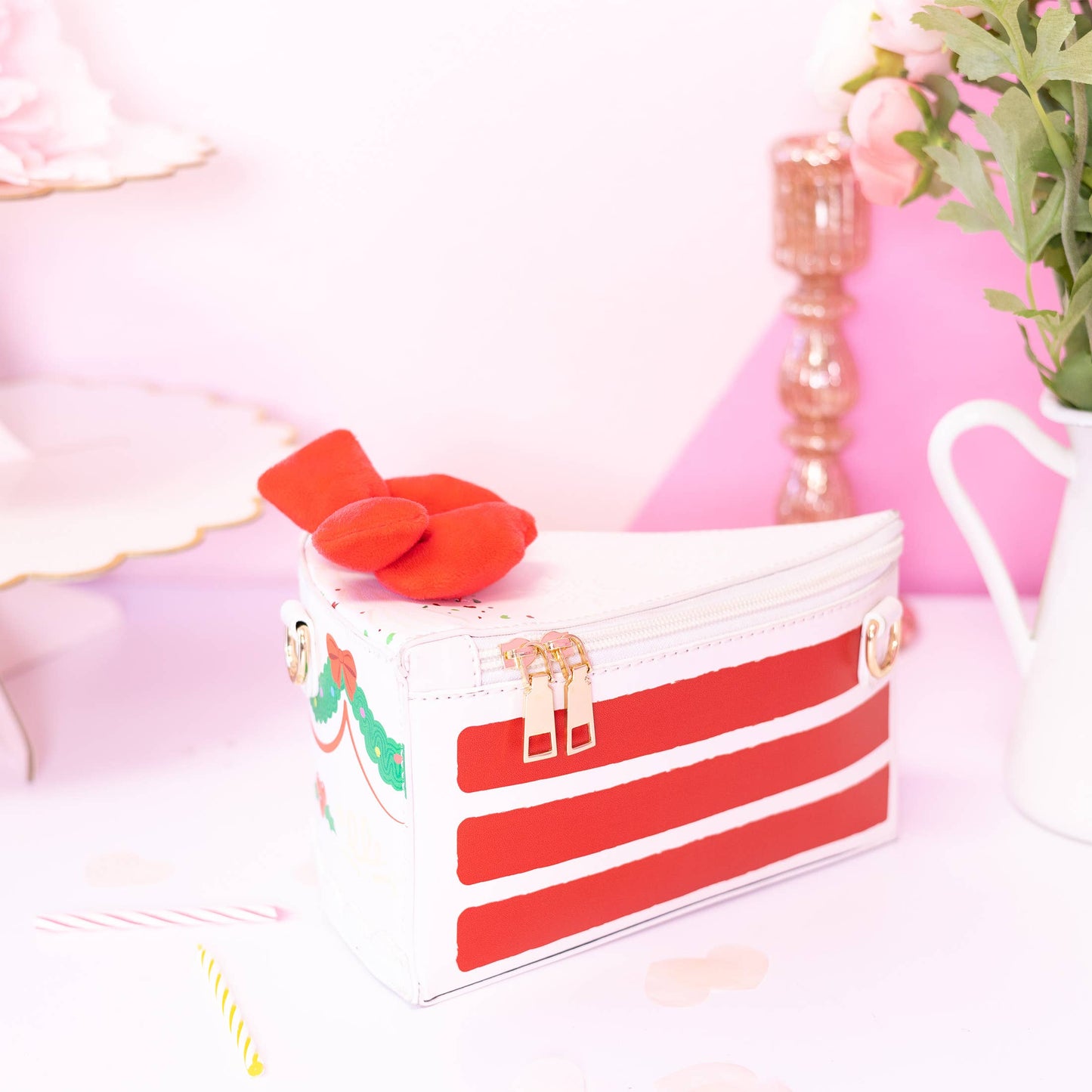 Piece of Festive Cake Slice Handbag