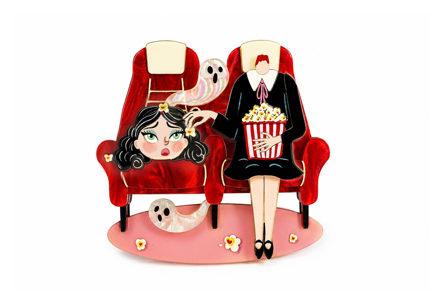 Horror Movie Brooch  - RESERVE NOW (stock expected around 16/9)