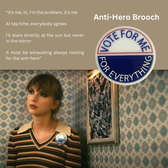 Load image into Gallery viewer, Vote For Me (Anti-hero) Brooch
