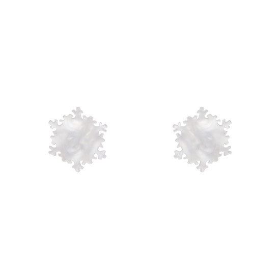 Snowflake pearl studs SALE