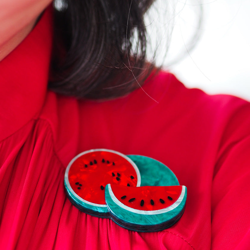 Viva la Vida Watermelons Brooch