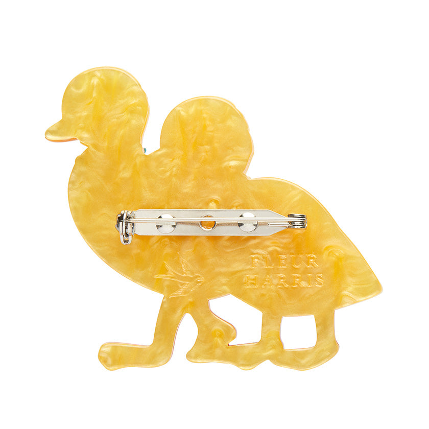 Well-dressed Ducklings Brooch