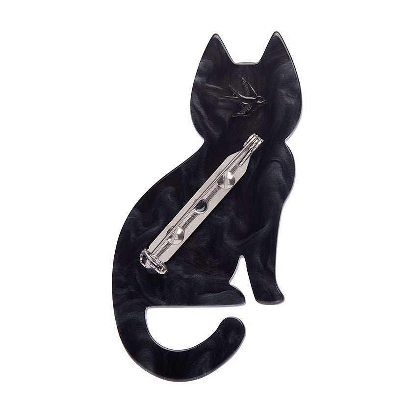 Tabby Tombstone brooch