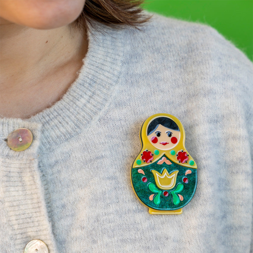 Matryoshka Memories Brooch