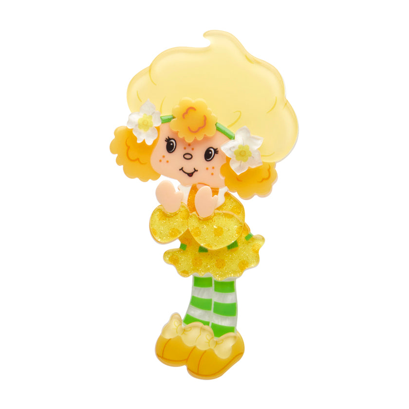 Lemon Meringue Brooch