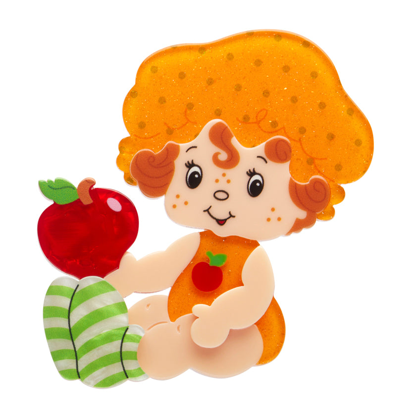 Apple Dumplin Brooch