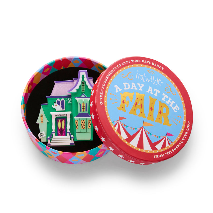 Enter If You Dare Brooch - (Glow In The Dark)