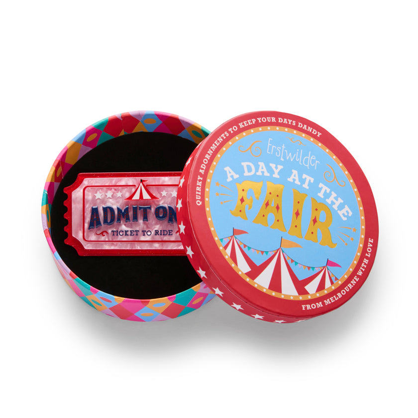 Ticket To Ride Brooch