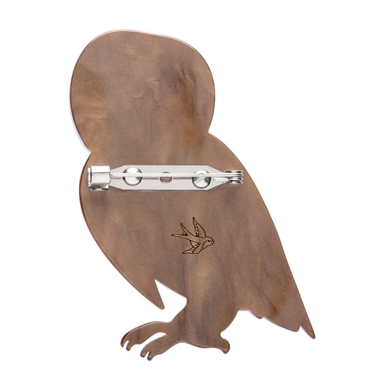 Maisie the Masked Owl Brooch