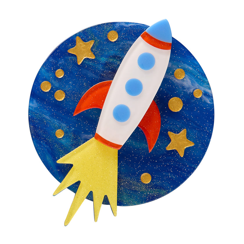 Blast Off Brooch