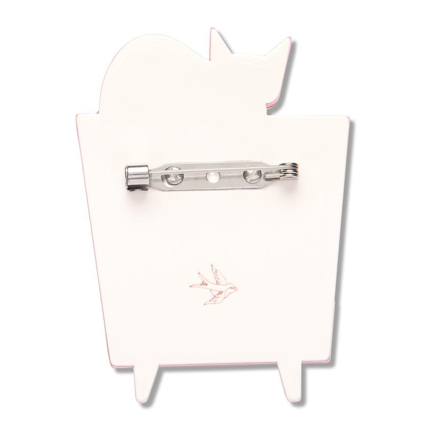 Retro Static Brooch