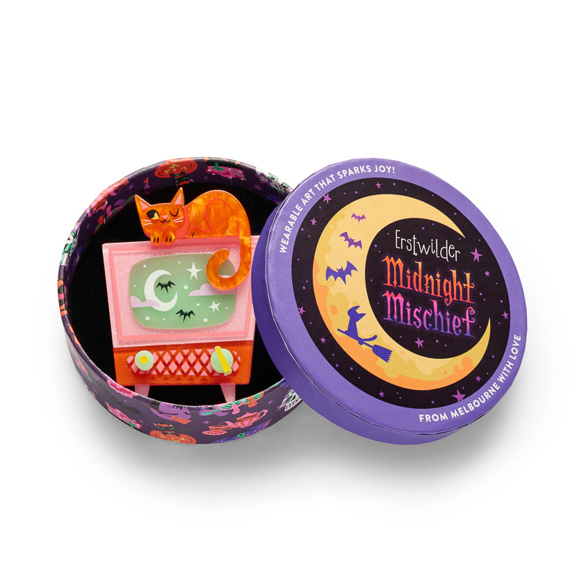 Retro Static Brooch