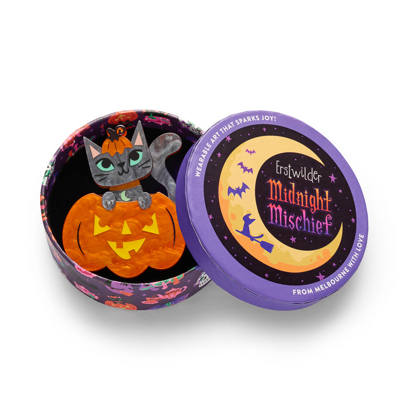 Cat O Lantern Brooch