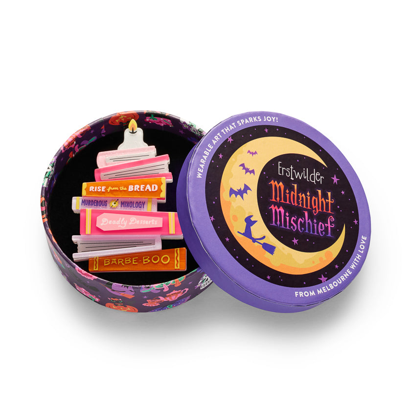 Midnight Library Brooch