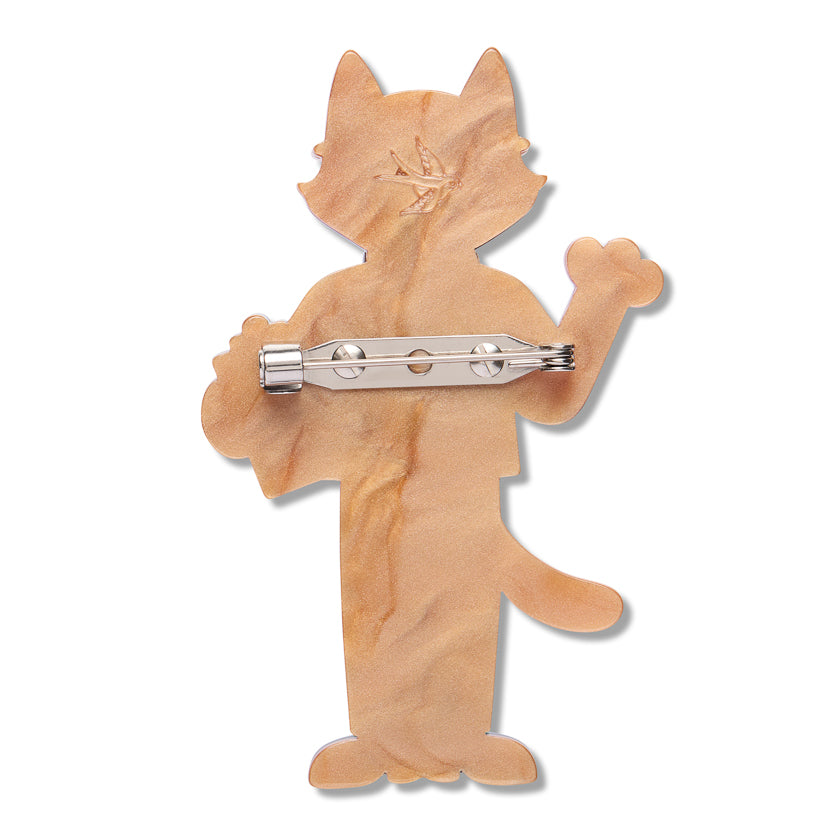 Whiskers MD Brooch