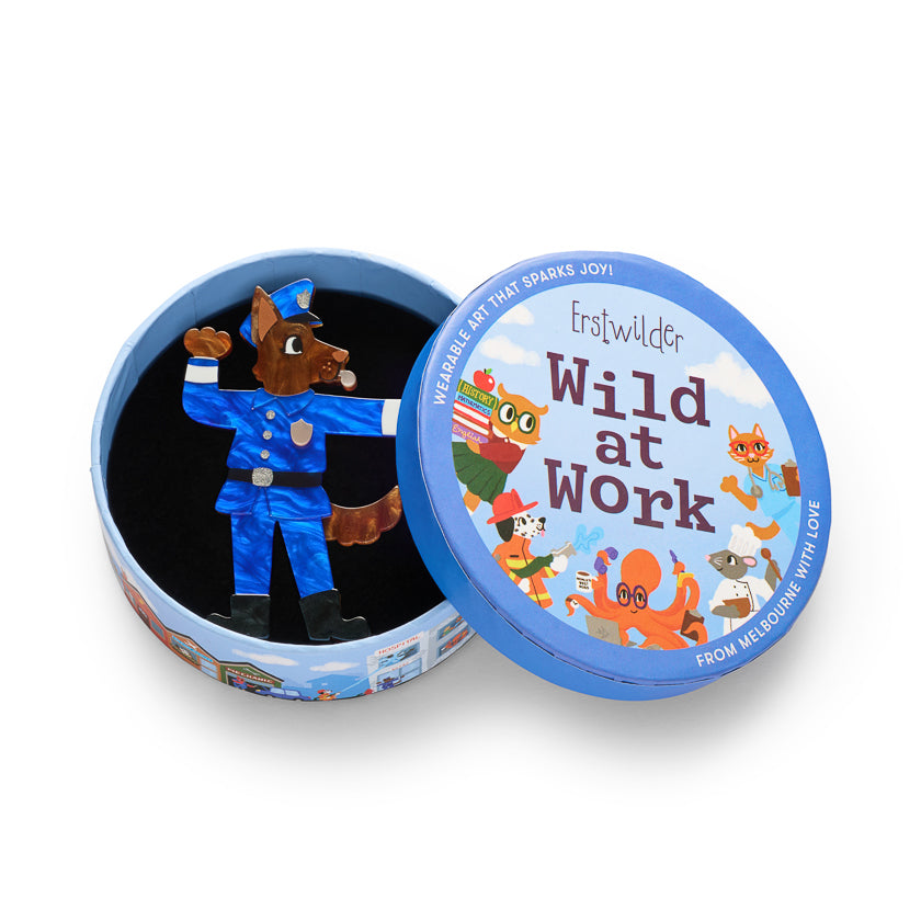 Officer Wags Brooch