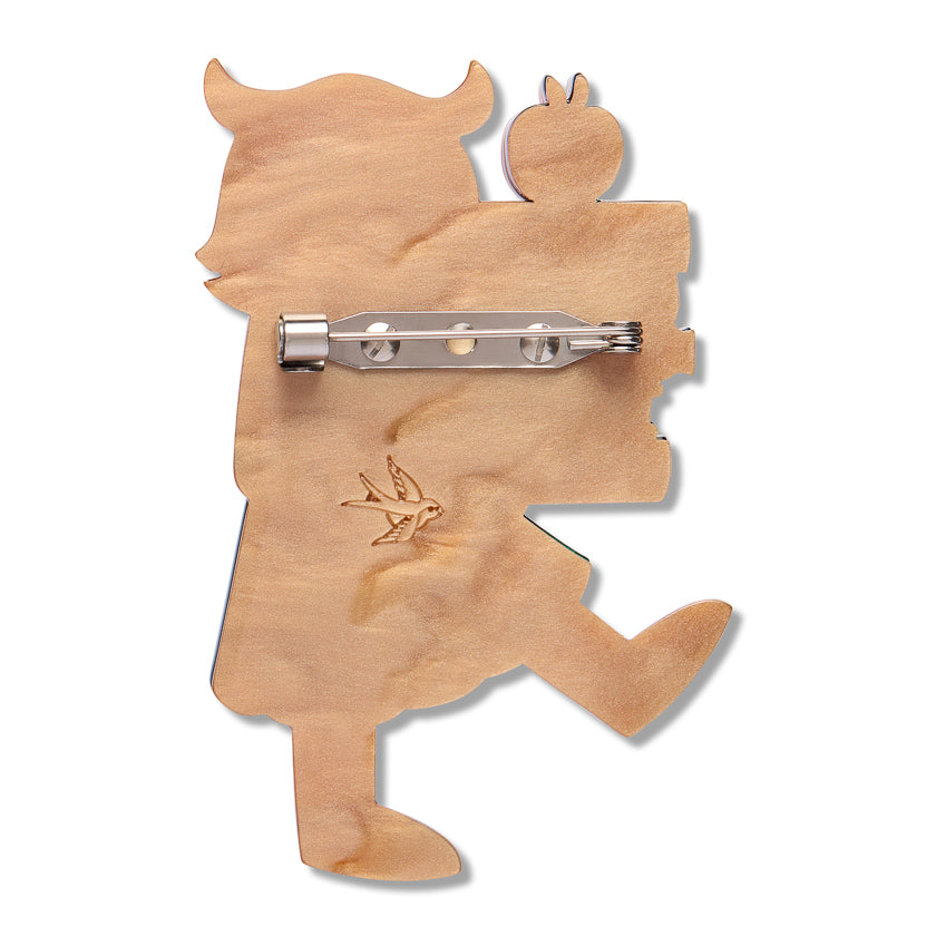Prof Hootsworth Brooch
