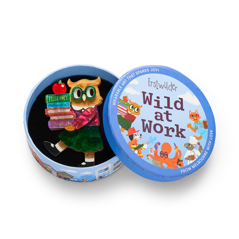Prof Hootsworth Brooch