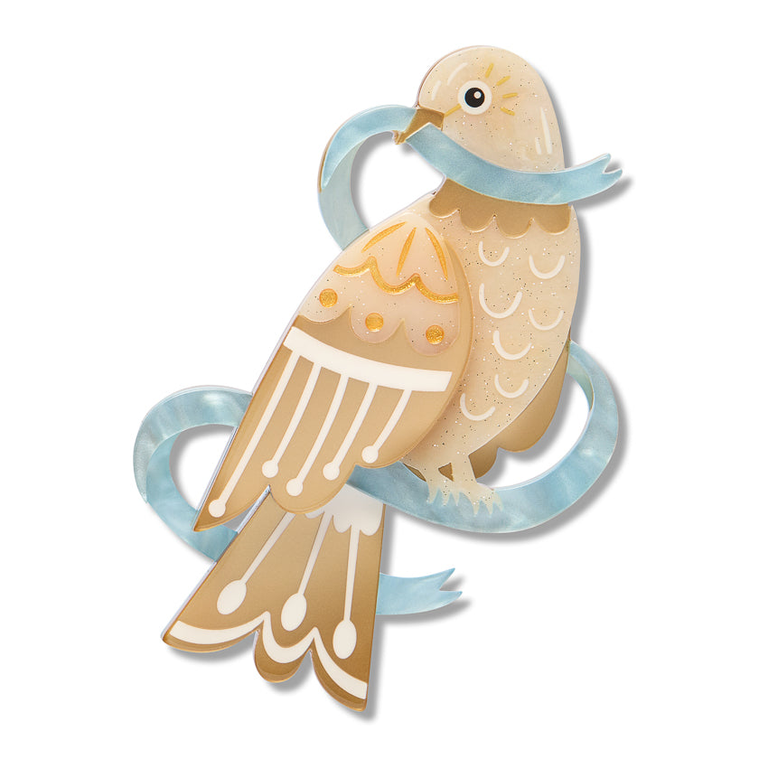 Blue Ribbon Days Brooch
