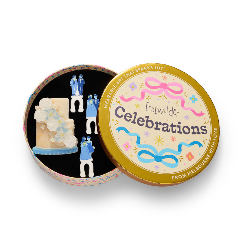 Love On Top Brooch with inserts