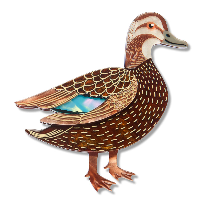 Pacific Black Duck Brooch
