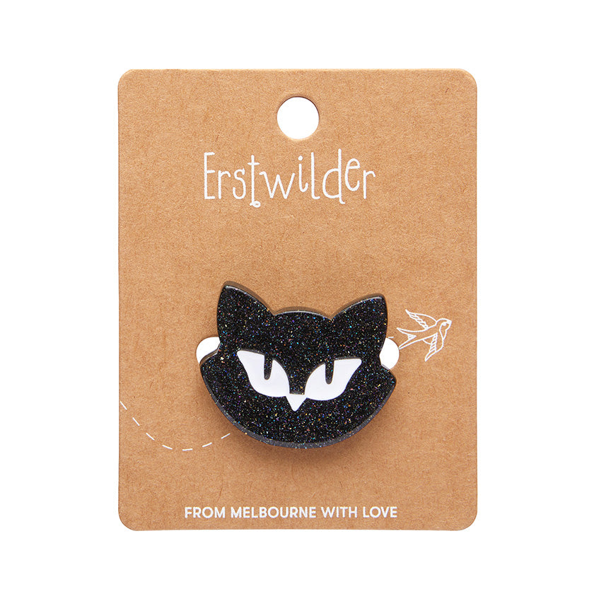 Shadow the Cat Mini Brooch