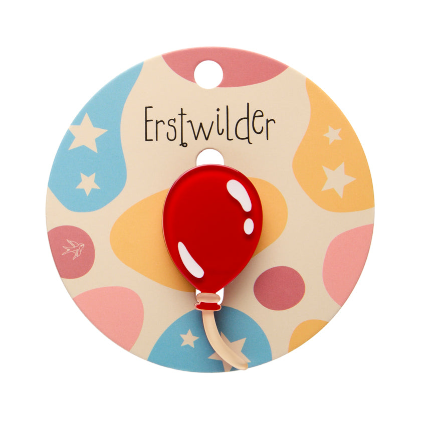 Balloon Mini Brooch (on card backing)