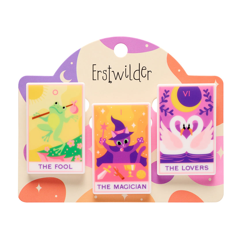 Tarot Mini Brooch Set - 3 piece
