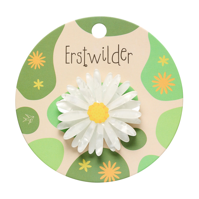 Cut Leaf Daisy Simplified Mini Brooch