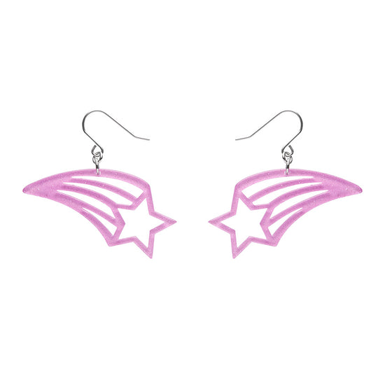 Shooting Star Earrings Pink SALE