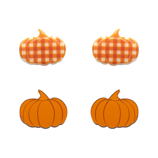Pumpkin Patch Stud Earrings Set