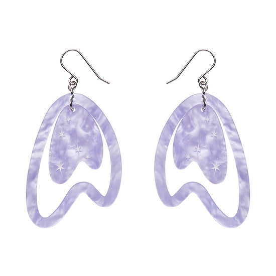 Atomic Boomerang Essential Earrings - Lilac