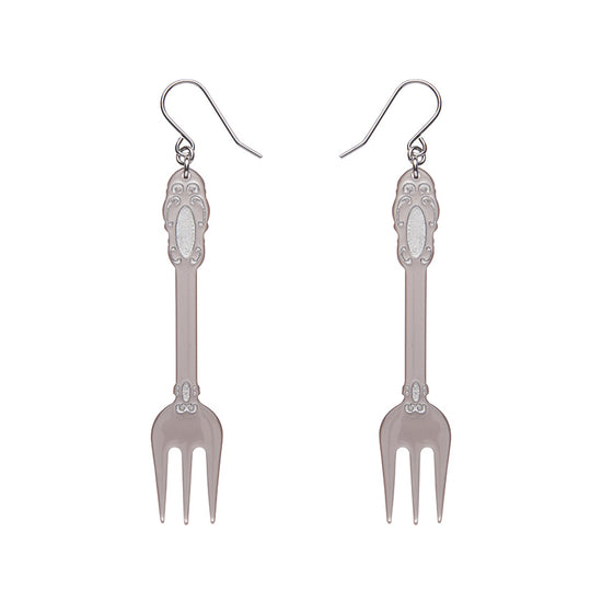 Fork, please! Drop earrings