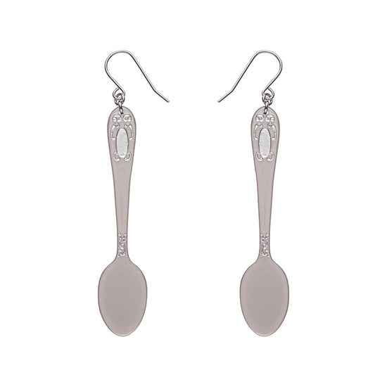 Spoon, please! Drop earrings