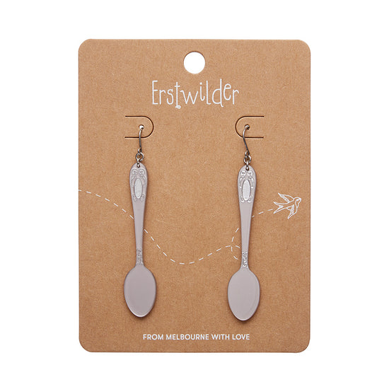 Spoon, please! Drop earrings