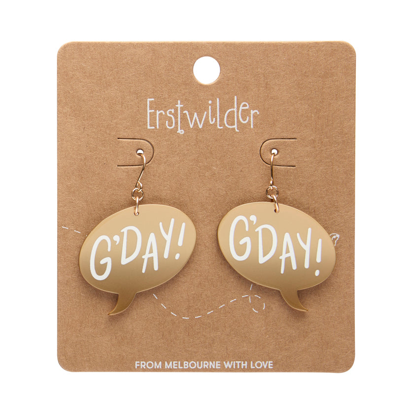 G'Day Drop Earrings - Gold