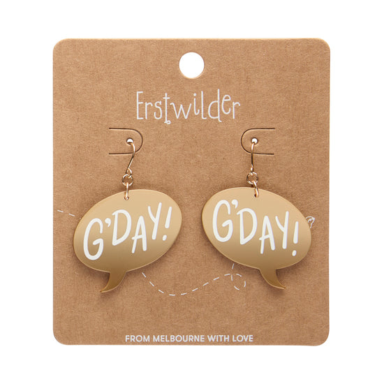 G'Day Drop Earrings - Gold