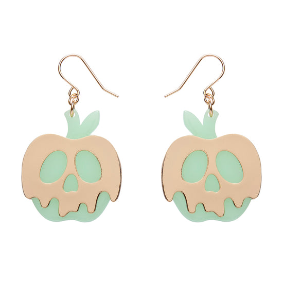 Poison Apple Drop Earrings - Glow In The Dark