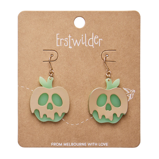 Poison Apple Drop Earrings - Glow In The Dark